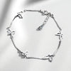 Elegant Butterfly Outline Bracelet in Sterling Silver