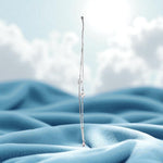 Celestial Grace Sterling Silver Anklet