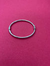 Textured Gleam Silver kada