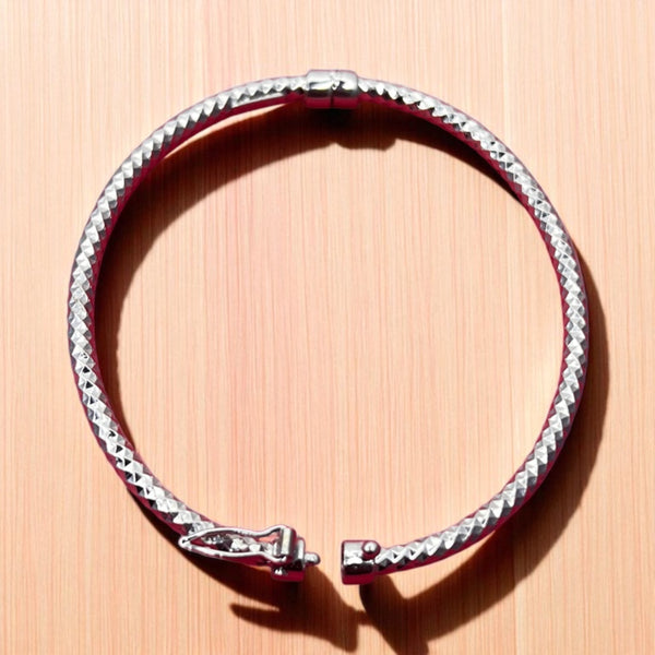 Textured Gleam Silver kada