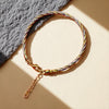 Elegant Tri-Color Braided Chain loose kada