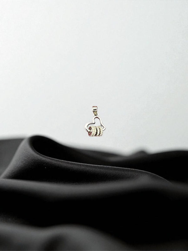 Hearts & Rings Love Charm Pendant