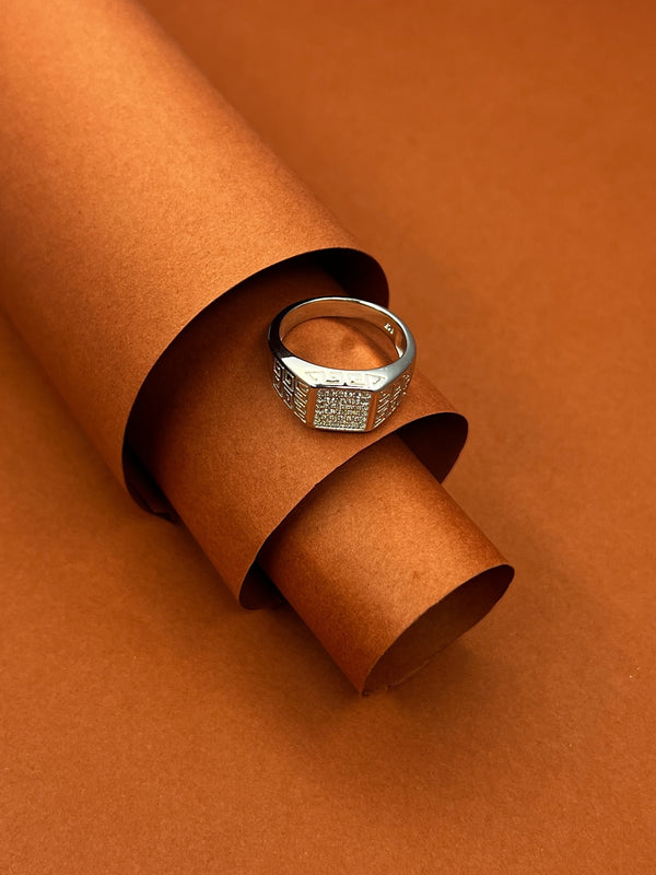 Geometric Elegance in Warm Apricot Light