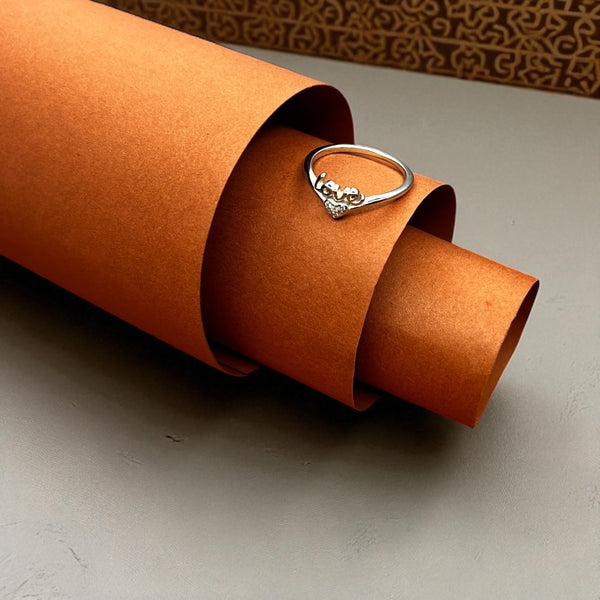 Whispers of Love Silver Ring