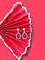 Crimson Elegance: Ruby Teardrop Diamond Earrings