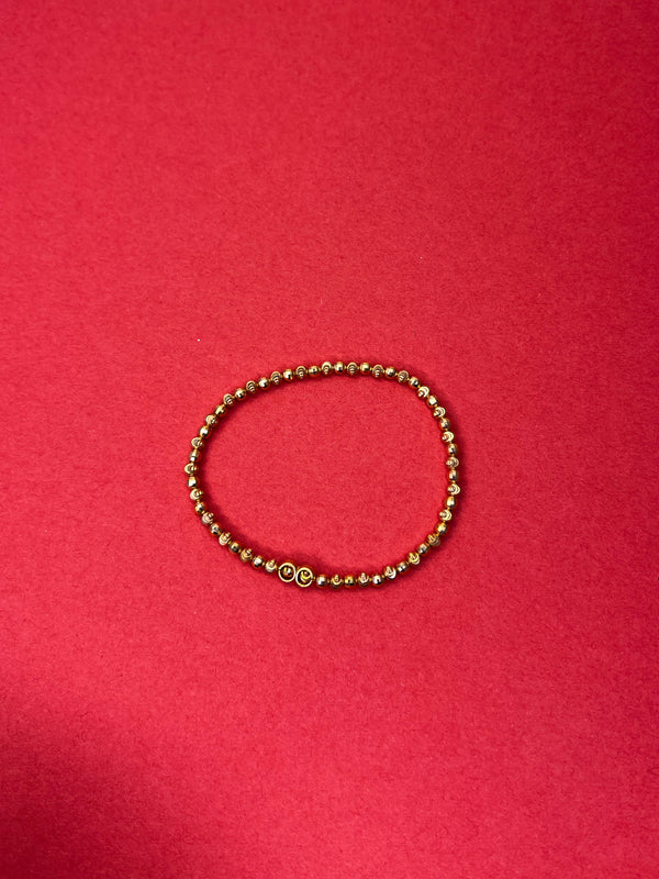 Traditional Gold-Plated Beaded loose kada