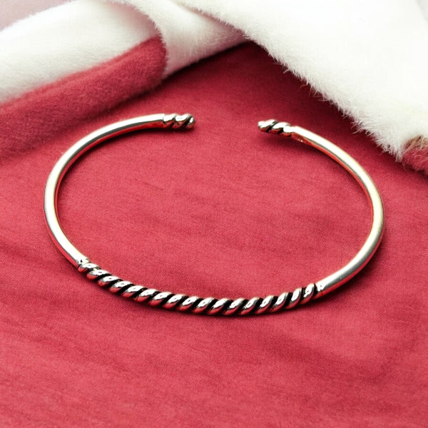 Twisted Elegance Sterling Silver Cuff