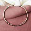 Twisted Elegance Sterling Silver Cuff