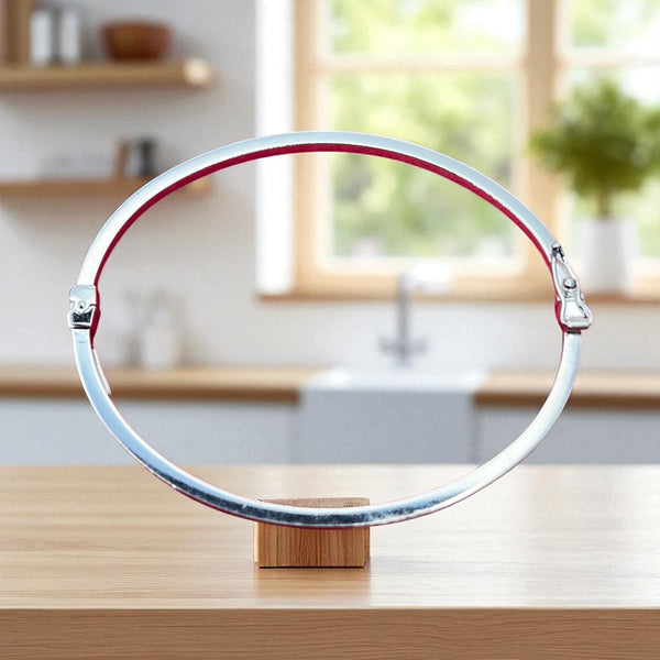 Sleek Sterling Silver Minimal kada