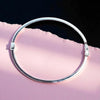 Sleek Sterling Silver Minimal kada