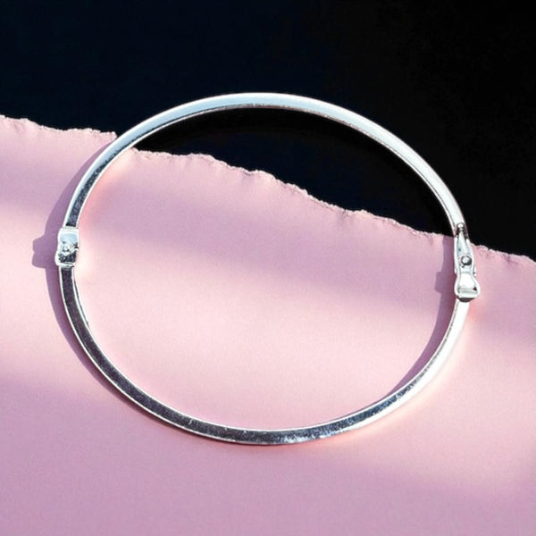 Sleek Sterling Silver Minimal kada