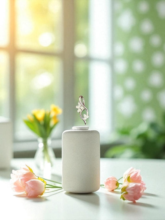 Elegant Vine-Inspired Diamond Pendant