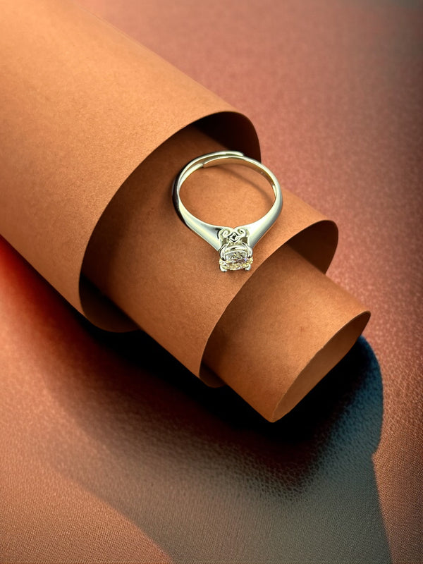 Timeless Grace Solitaire Ring