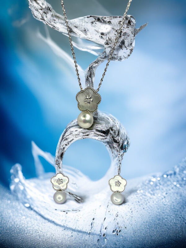 Frost Blossom Pearl Set