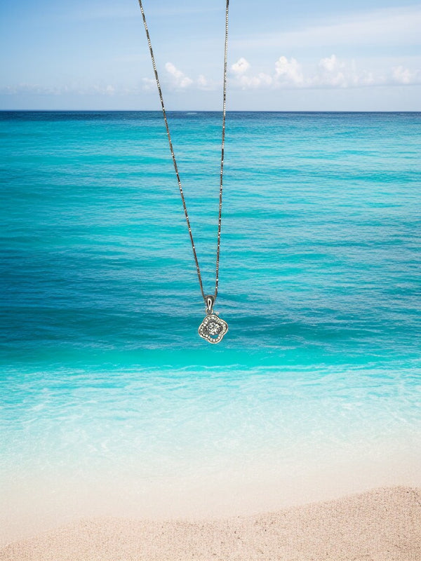 Ocean Whisper Silver Pendant