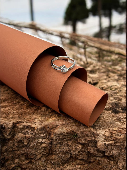 Alpine Spark Silver Ring