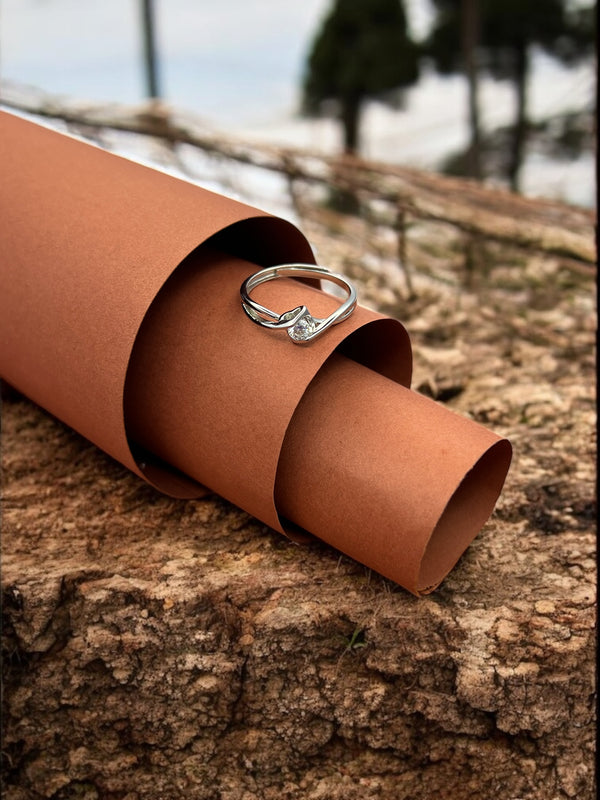 Alpine Spark Silver Ring