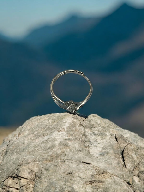 Alpine Spark Silver Ring