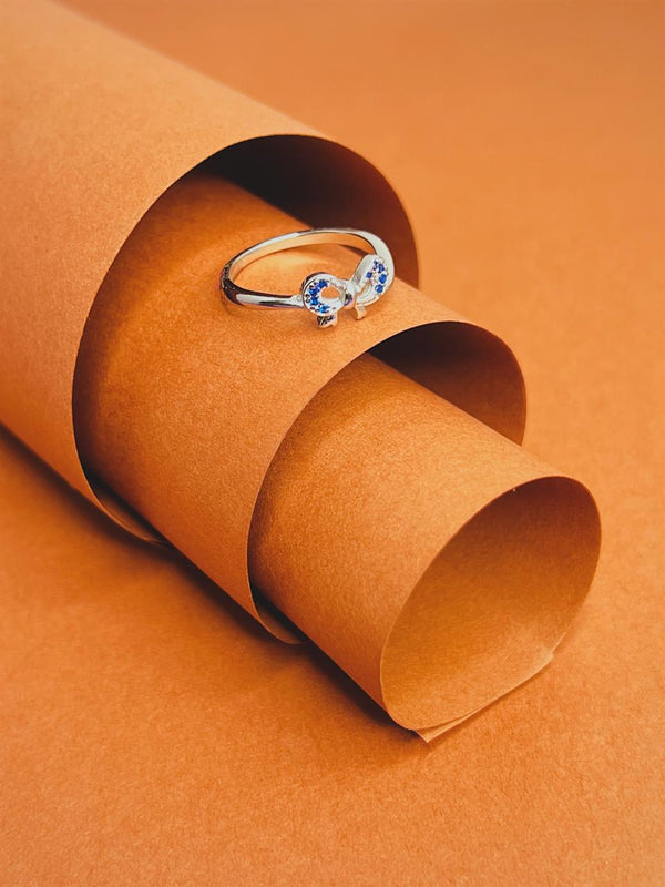 Infinity Petal: Blue Spark Elegance